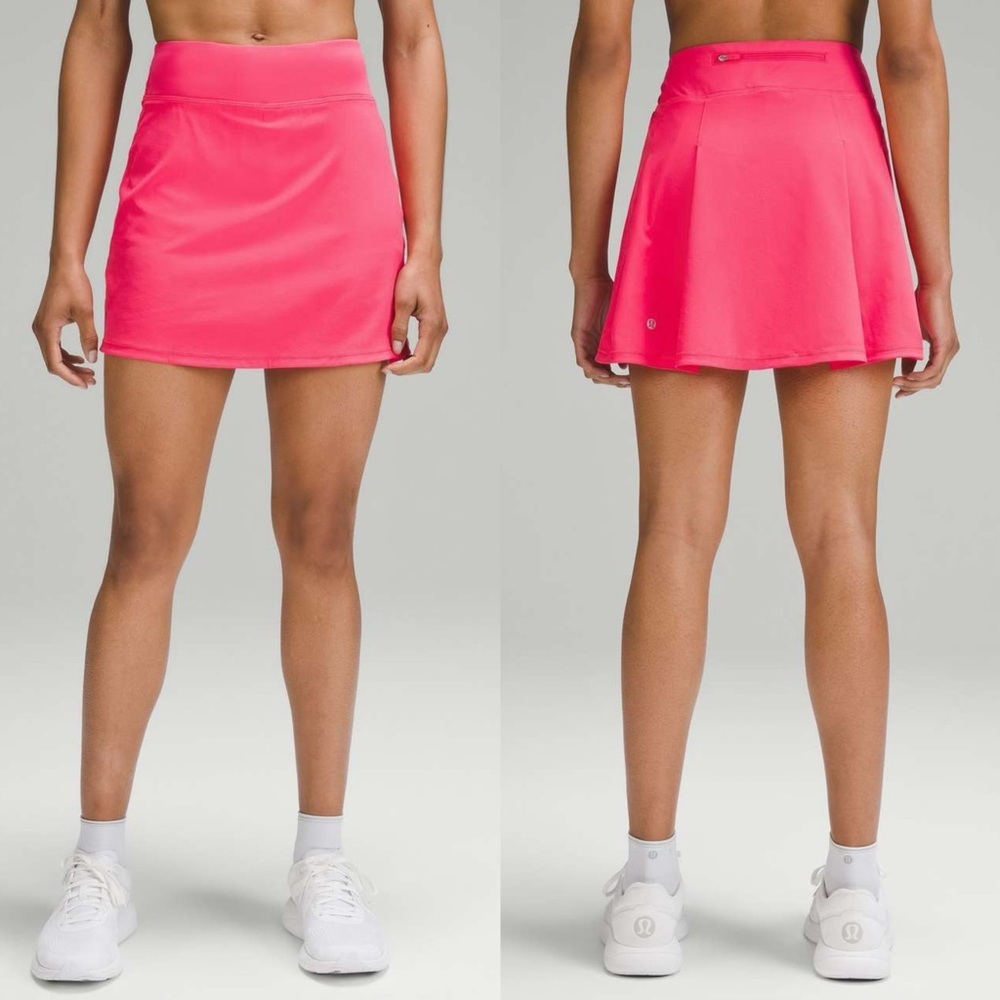 🔥 Lululemon Pace Rival Mid-Rise Skirt *Extra‎ Long, Lip Gloss